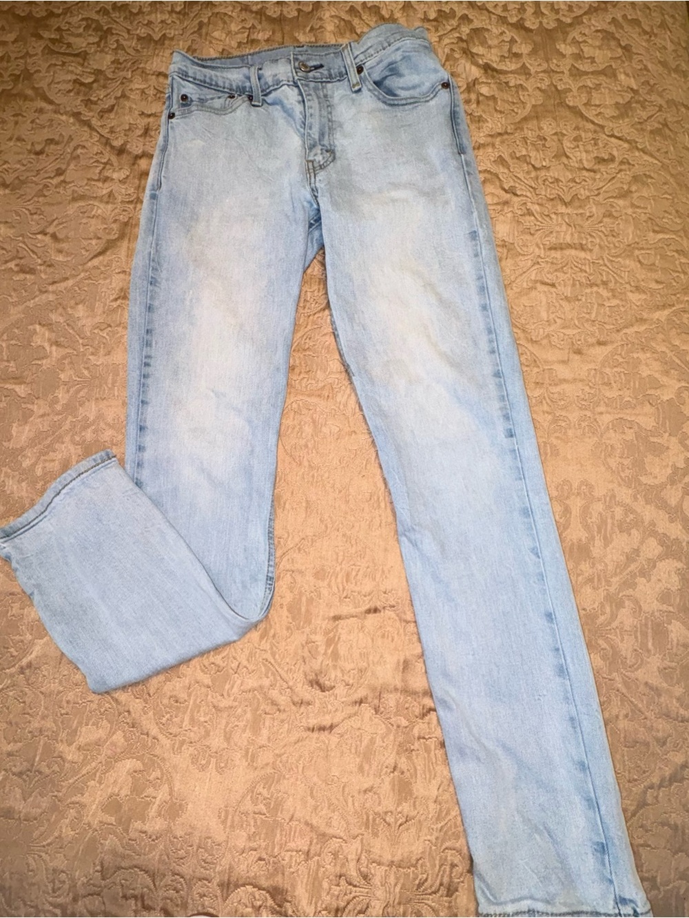 501 men’s jean, light wash